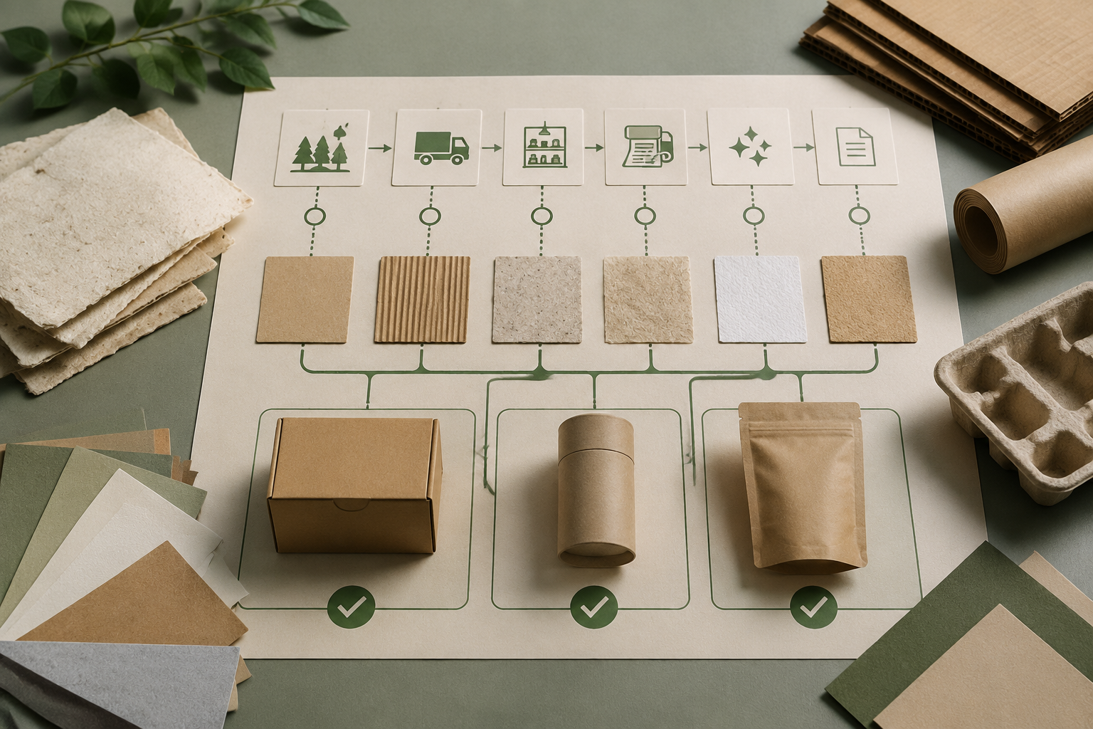 green packaging material selection